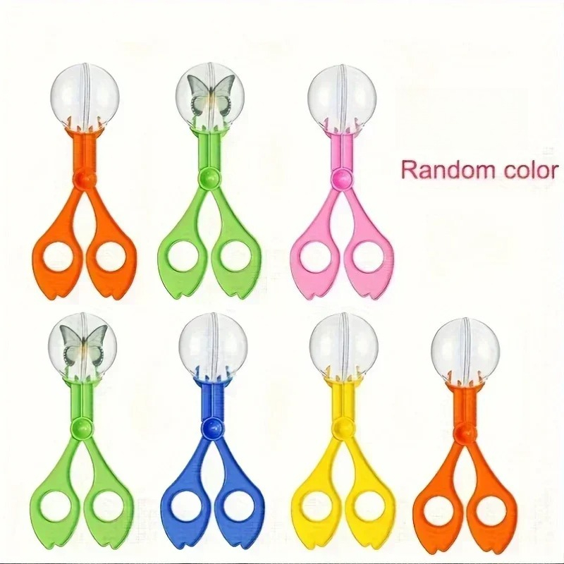 Outdoor Adventure Kids - Ciseaux attrape-insectes colorés à grandes perles,