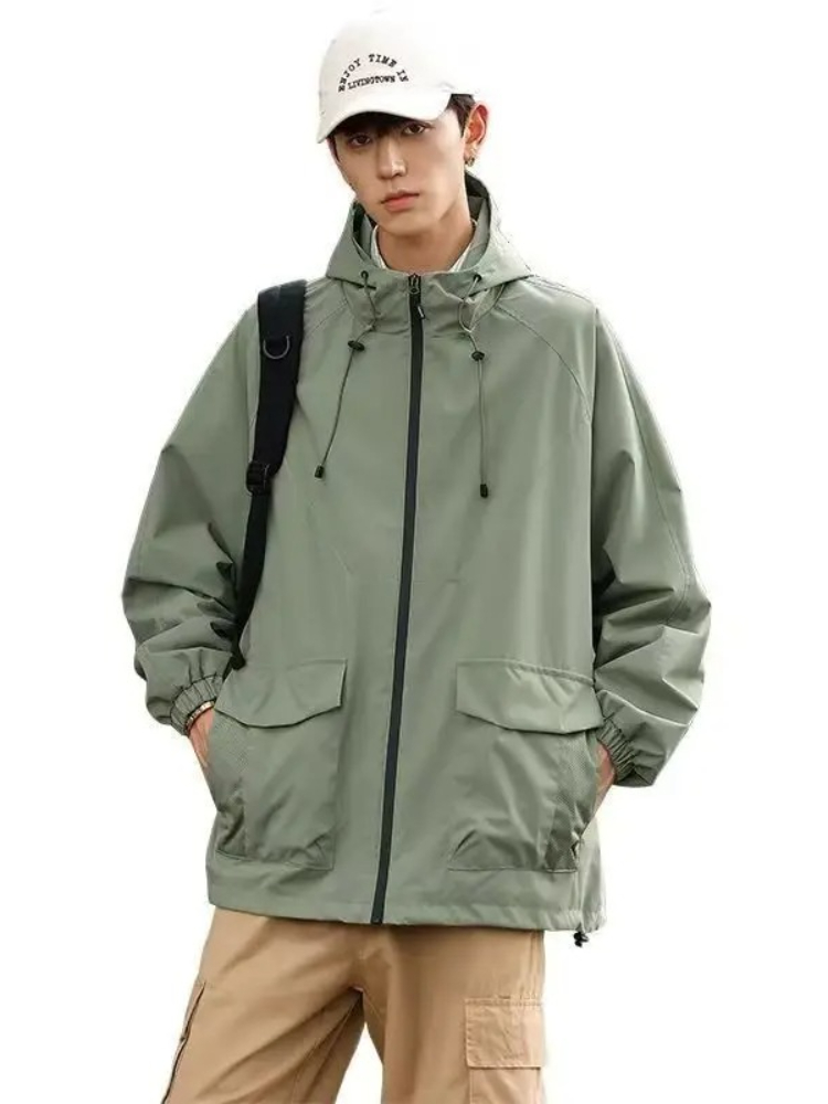 Outdoor Adventure Hong Kong - Veste d'extérieur à capuche pour hommes