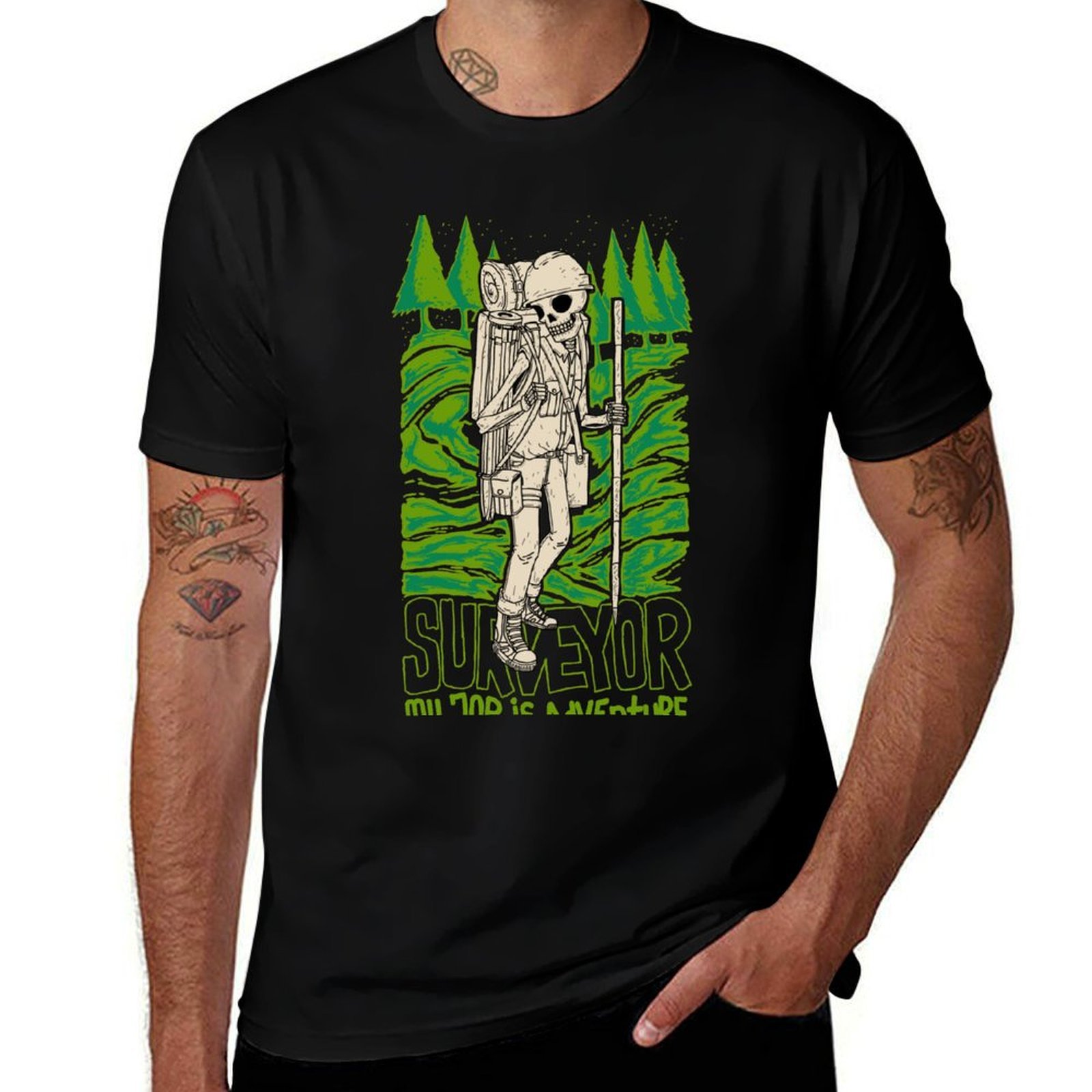 Outdoor Adventure Jobs - T-shirt MY JOB IS ADVENTURE, T-shirt