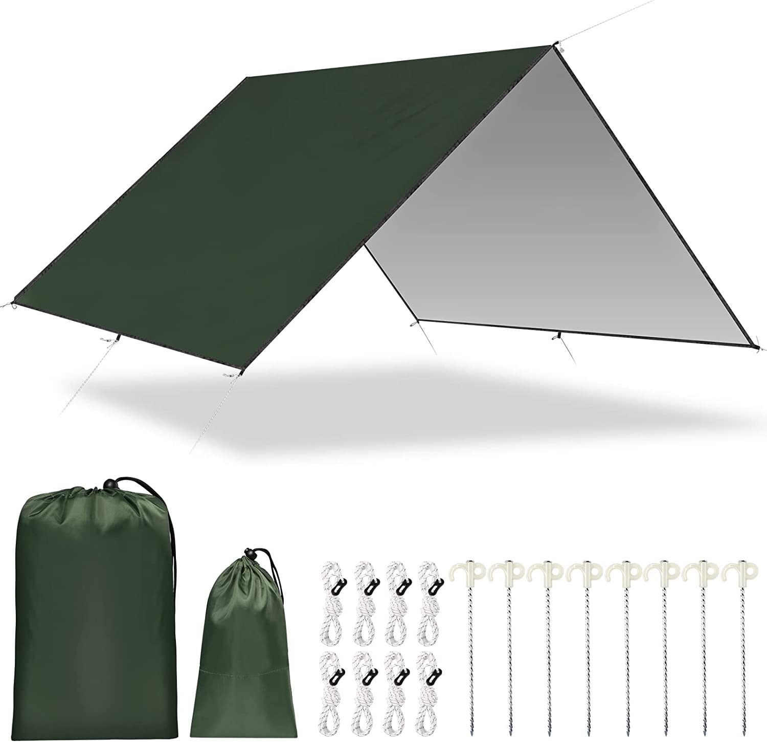 Hammock Rain Tarp - Bâche de camping imperméable 2026, abri