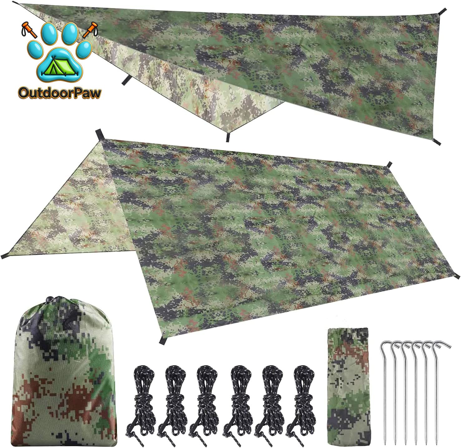 Hammock Rain Tarp - Housse de protection pour hamac, tente,
