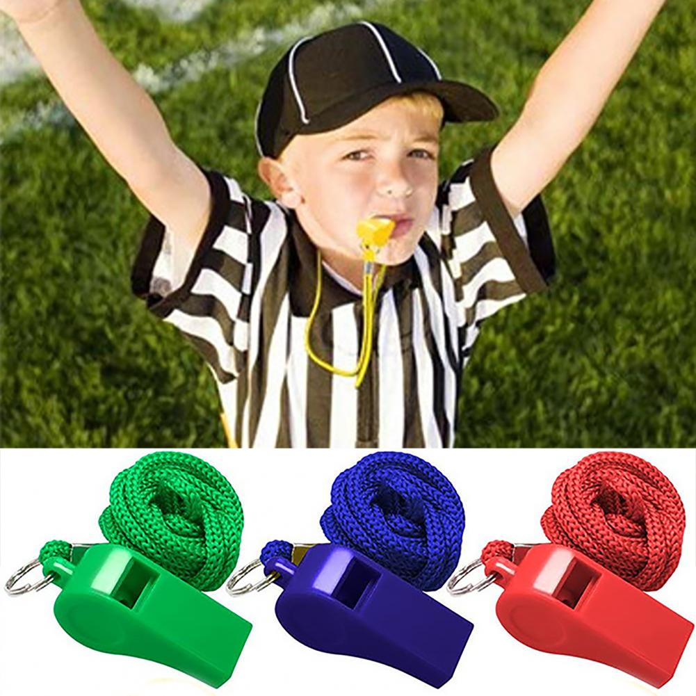Emergency Whistle Pea - 10 pièces sifflets en plastique avec