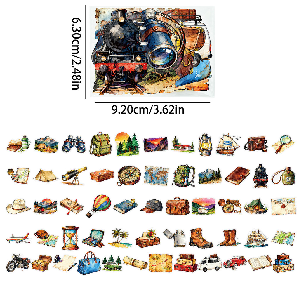 56 autocollants PET transparen - Outdoor Adventure Store avis et prix