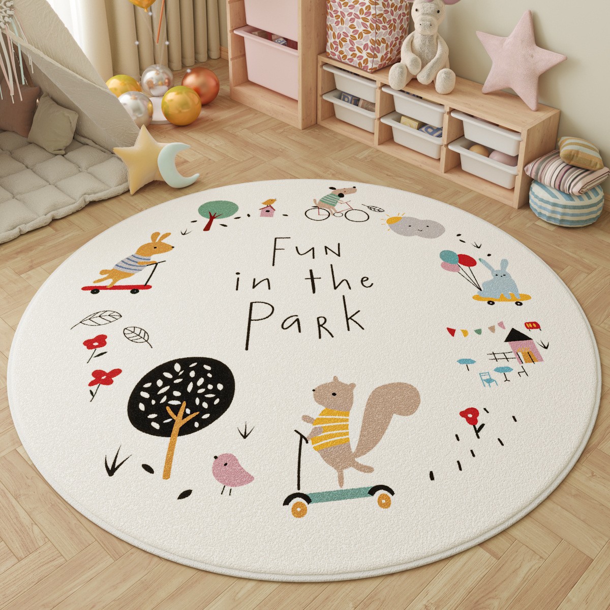 Tapis rond pour enfants Fun in - Outdoor Adventure Kids avis et prix