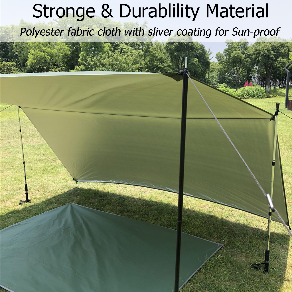 DANCHEL Tarp de camping 3x3m,  - Hammock Rain Tarp avis et prix